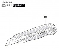 Bosch 1 600 A01 6LG --- Knife Spare Parts